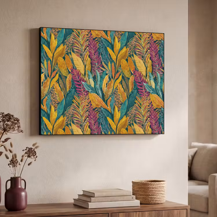 Art Frame - Tropische - Botanisch - Patroon - Kleurrijk - Exotisch — 7