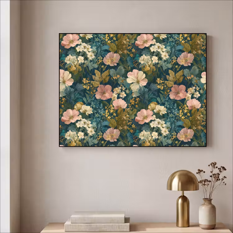 Art Frame - Wilde bloemen - Botanisch - Patroon - Roze - Romantisch — 5
