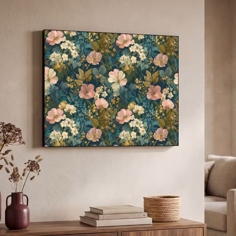 Art Frame - Wilde bloemen - Botanisch - Patroon - Roze - Romantisch — 7