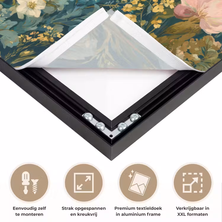 Art Frame - Wilde bloemen - Botanisch - Patroon - Roze - Romantisch — 8