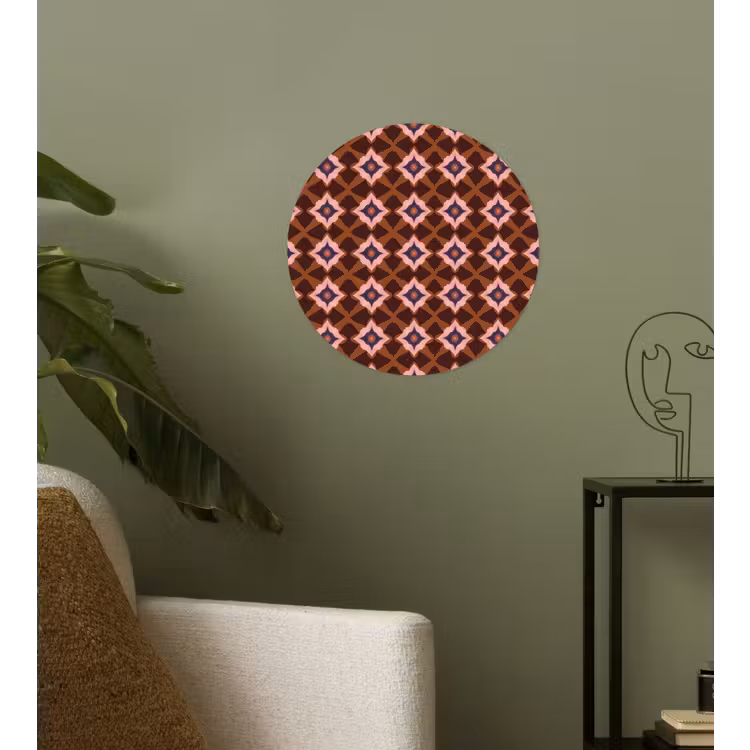 Behangcirkel - Geometrisch - Sierlijk - Bruin — 3