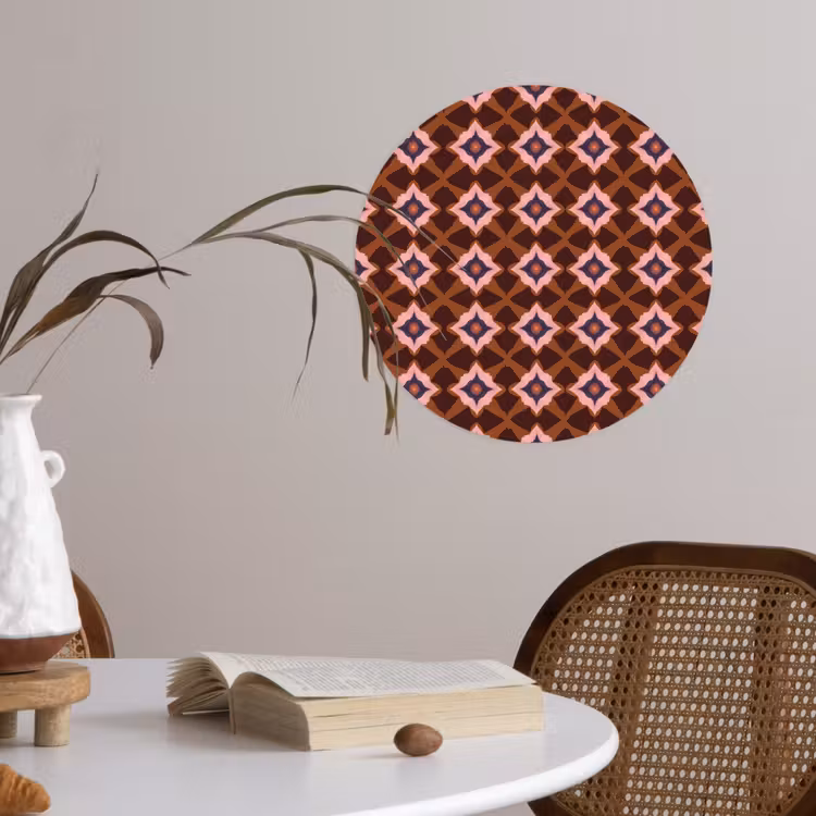Behangcirkel - Geometrisch - Sierlijk - Bruin — 4