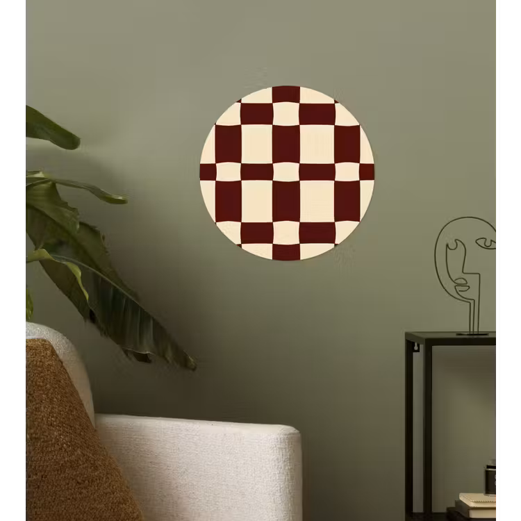 Behangcirkel - Retro - Patroon - Bruin — 3