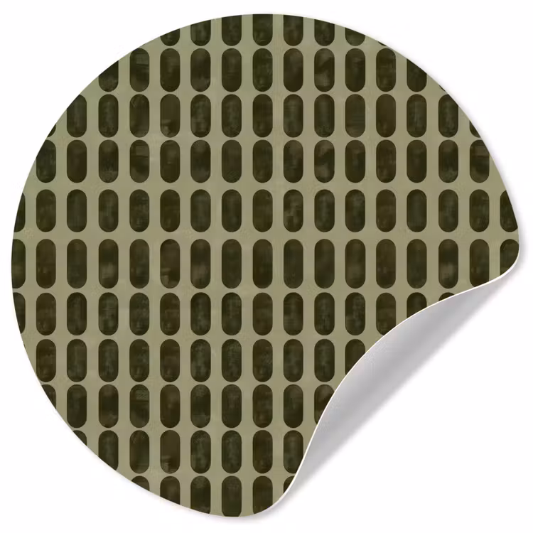 Behangcirkel - Ritmisch - Effect - Groen — 1