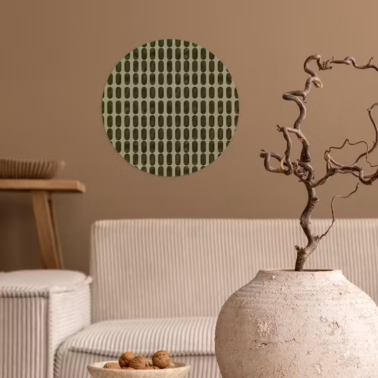 Behangcirkel - Ritmisch - Effect - Groen — 2