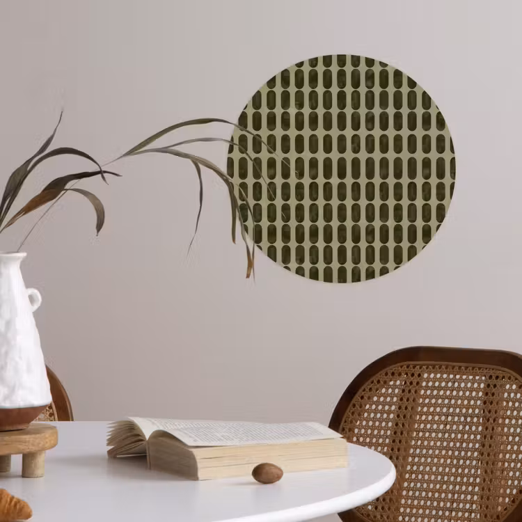 Behangcirkel - Ritmisch - Effect - Groen — 4