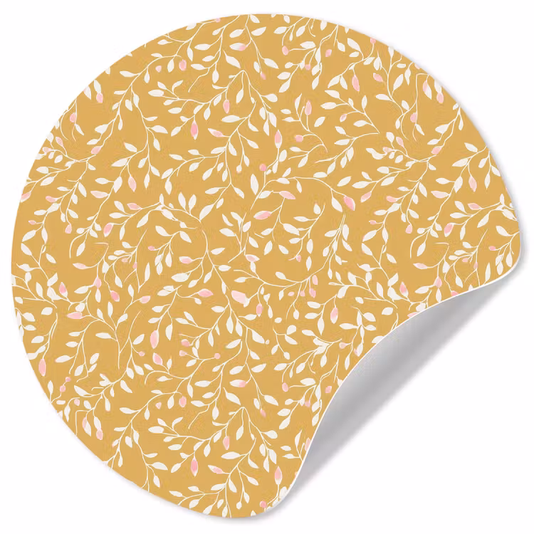 Behangcirkel - Takjes - Patroon - Oker — 1