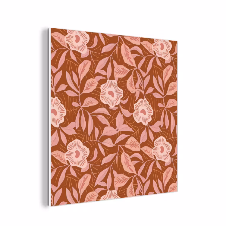 Forex - Patroon - Bladeren - Terracotta — 1