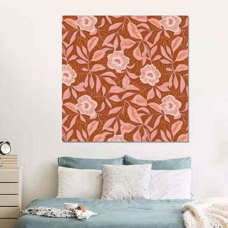 Forex - Patroon - Bladeren - Terracotta — 2