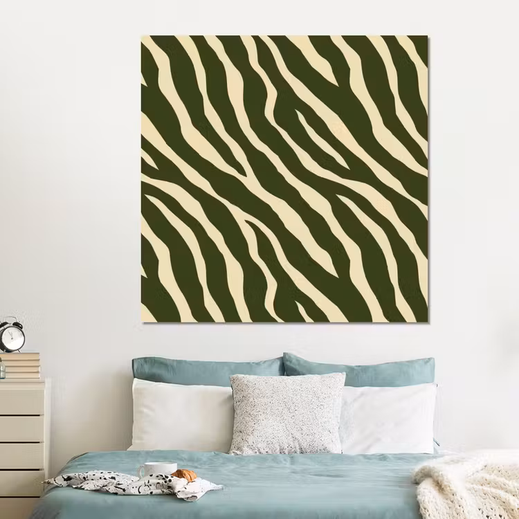 Forex - Zebra - Patroon - Groen — 2