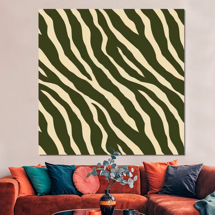 Forex - Zebra - Patroon - Groen — 3