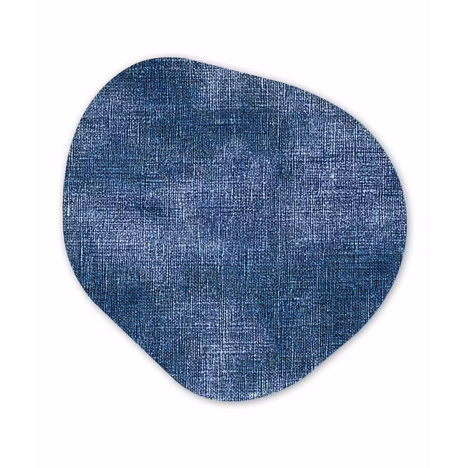 Organisch schilderij - Forex - Linnen - Textuur - Patroon - Denim - Rustiek — 1