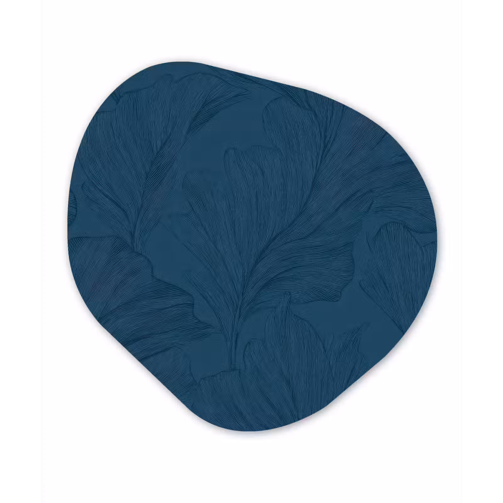 Organisch schilderij - Forex - Abstract - Patroon - Donkerblauw - Elegant — 1