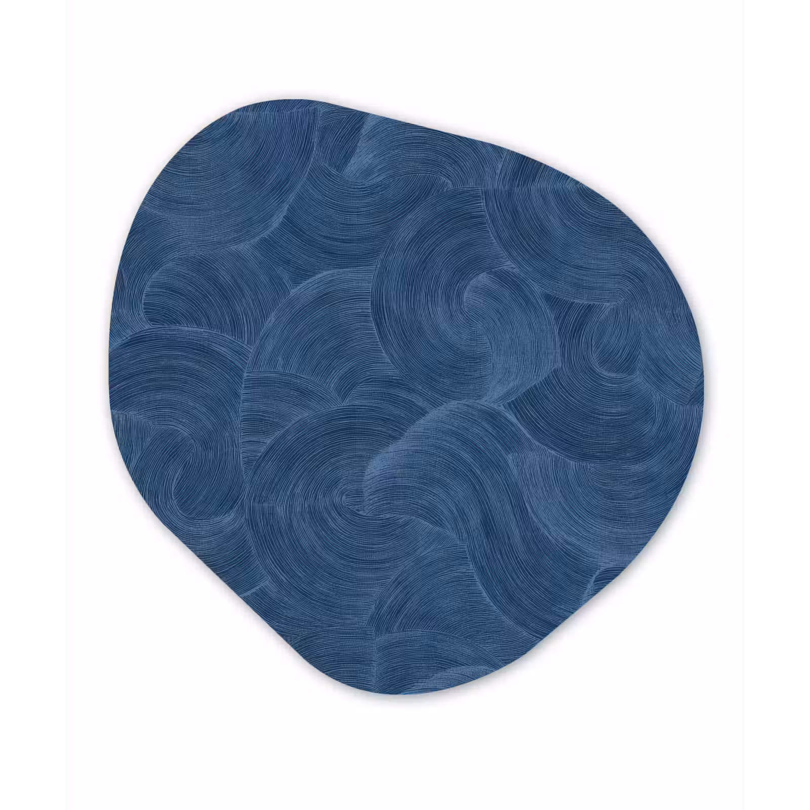 Organisch schilderij - Forex - Golven - Textuur - Patroon - Blauw — 1