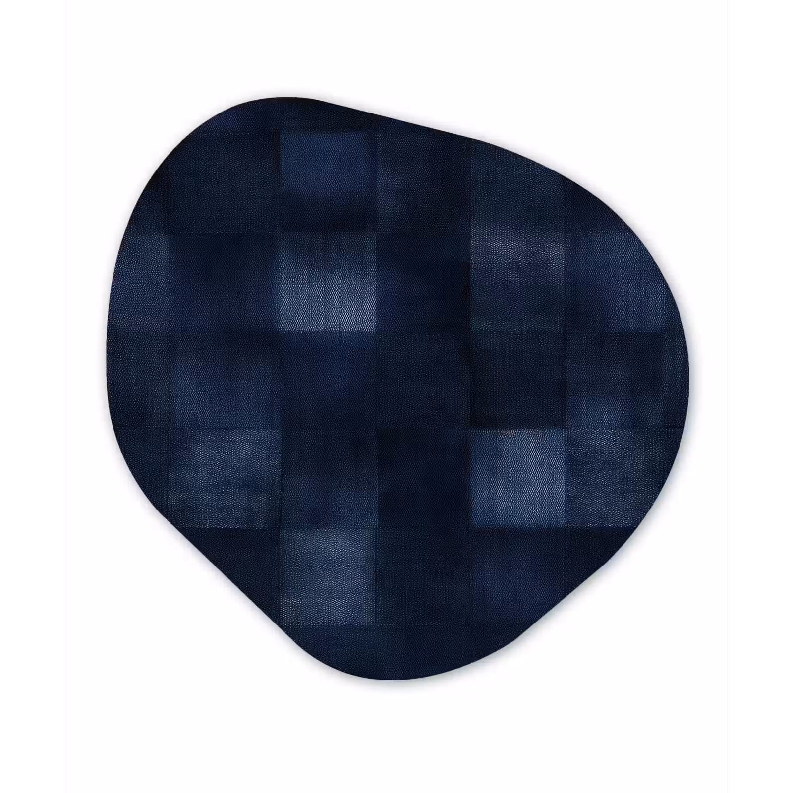 Organisch schilderij - Forex - Patroon - Ruit - Marineblauw — 1