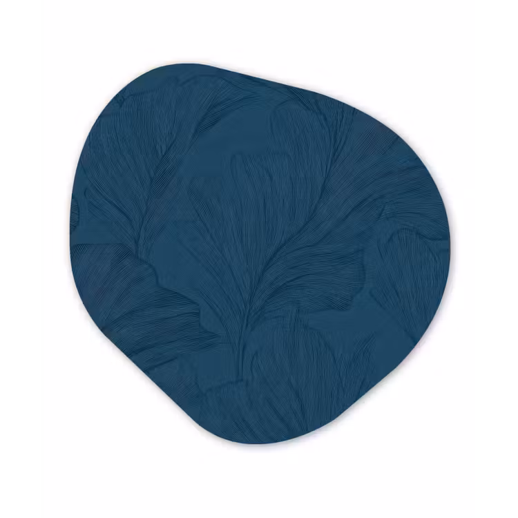 Organisch schilderij - Forex - Abstract - Patroon - Donkerblauw - Elegant — 1