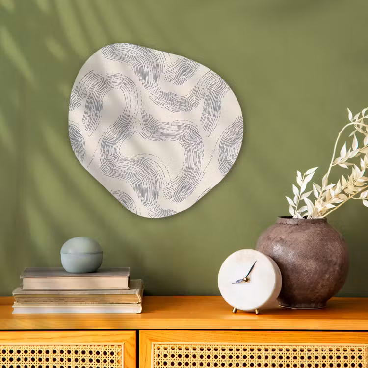 Organisch schilderij - Forex - Lijnen - Patroon - Beige - Minimalistisch — 2