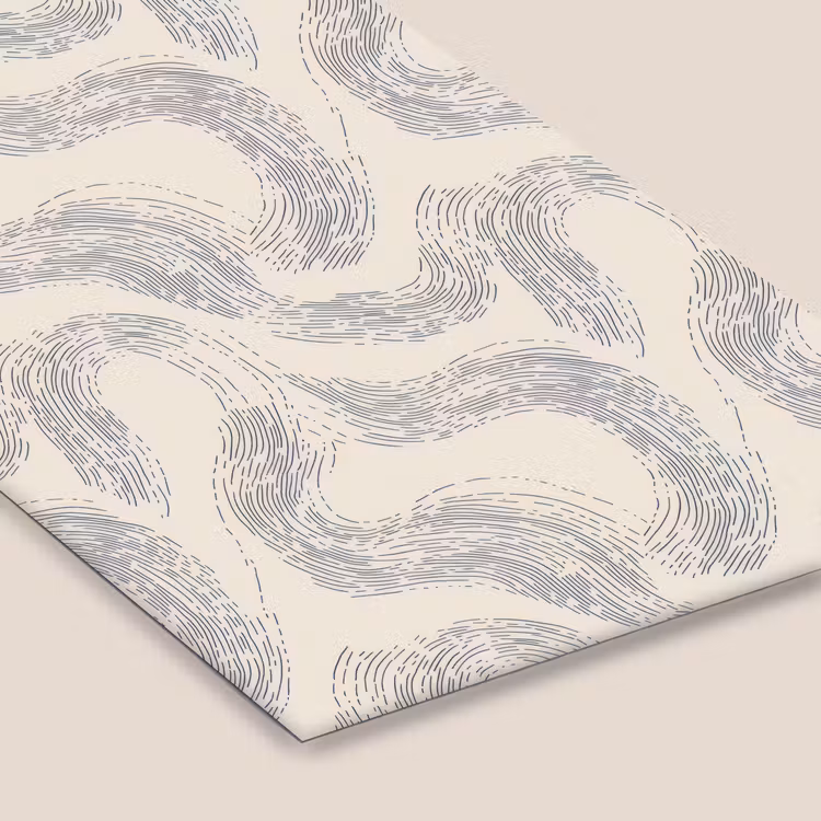 Poster met lijst - Lijnen - Patroon - Beige - Minimalistisch — 7