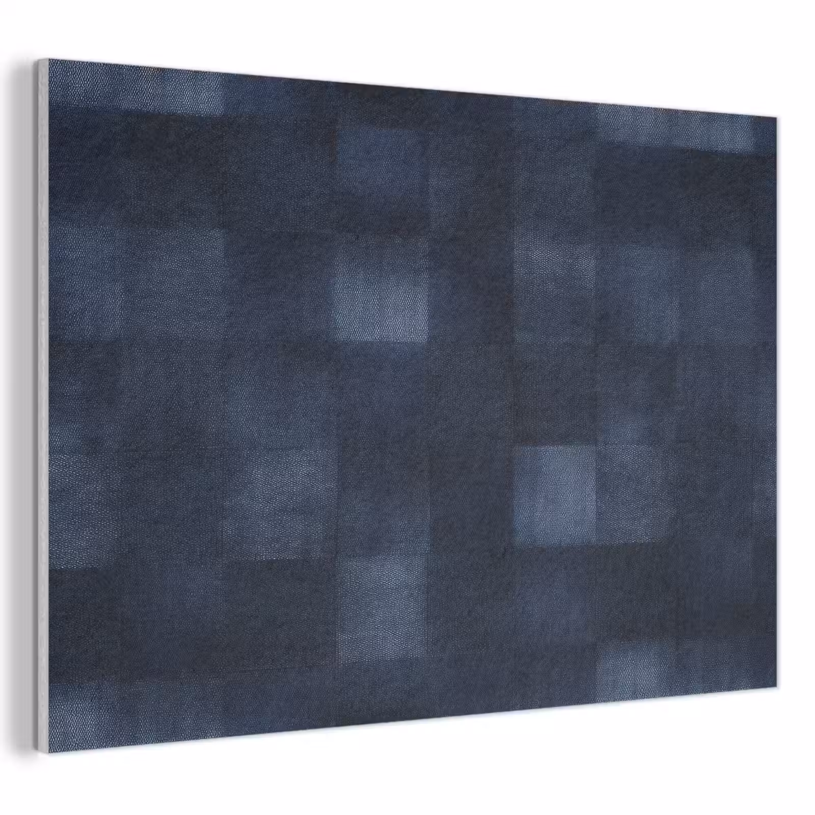 Akoestisch schilderij - Patroon - Ruit - Marineblauw — 1