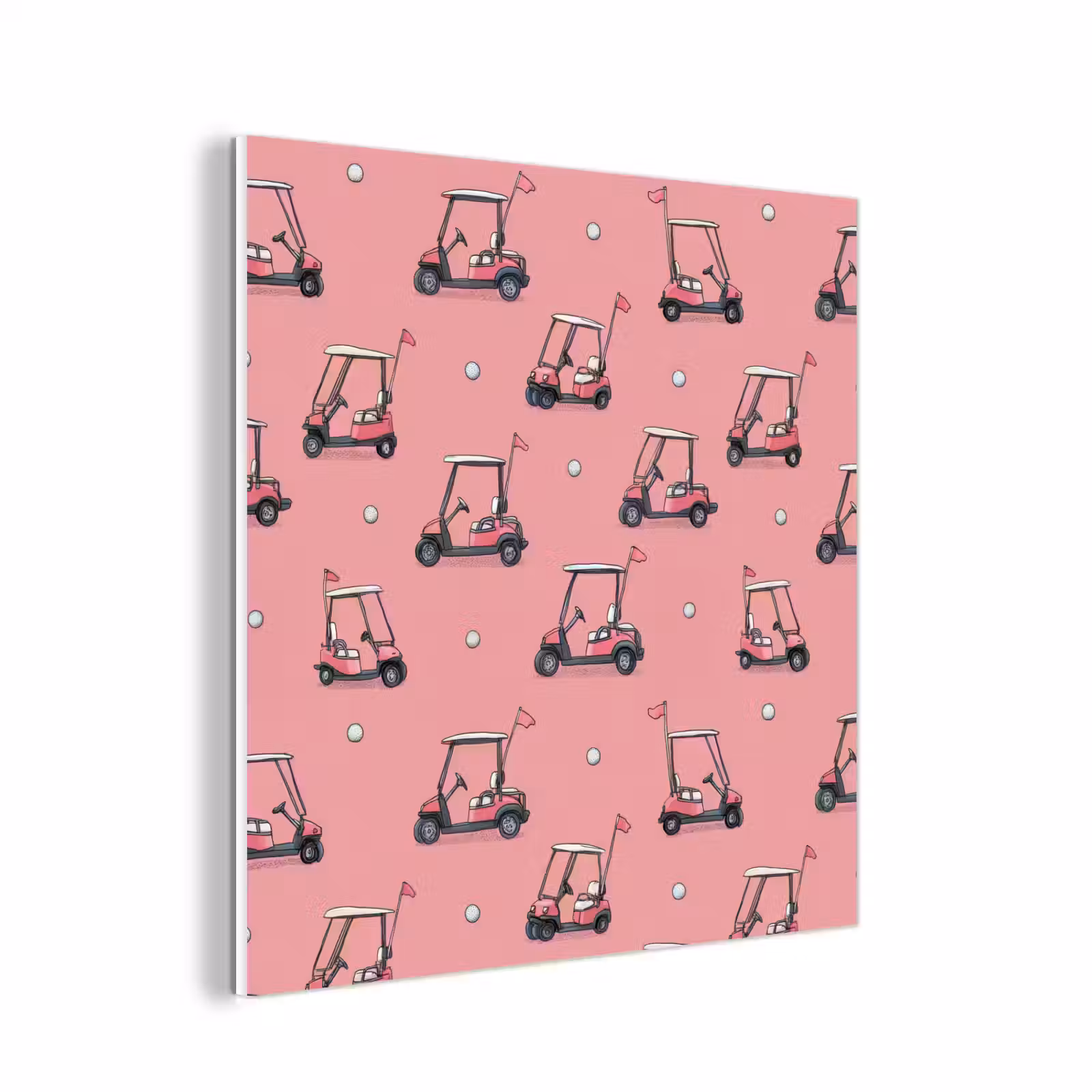 Forex - Golfkar - Retro - Roze — 1