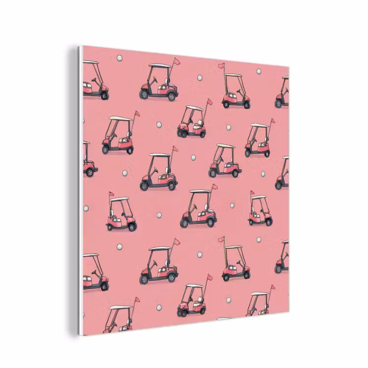 Forex - Golfkar - Retro - Roze — 1