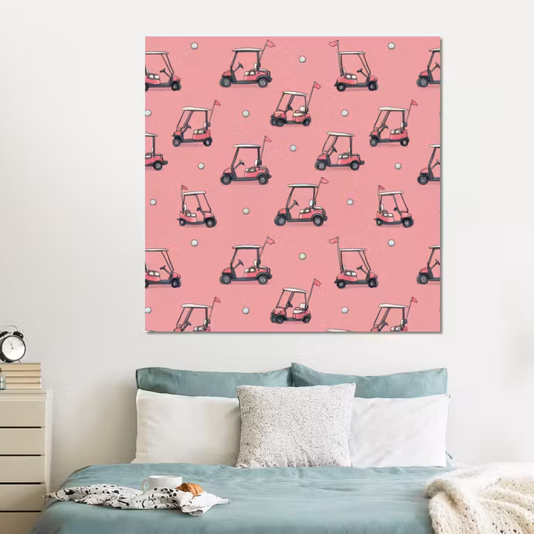 Forex - Golfkar - Retro - Roze — 2