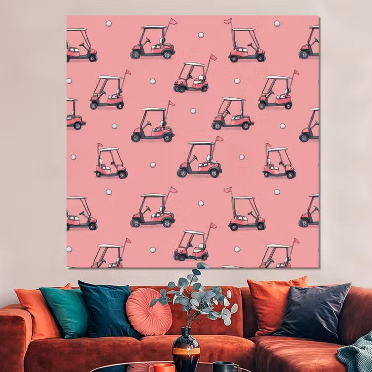 Forex - Golfkar - Retro - Roze — 3