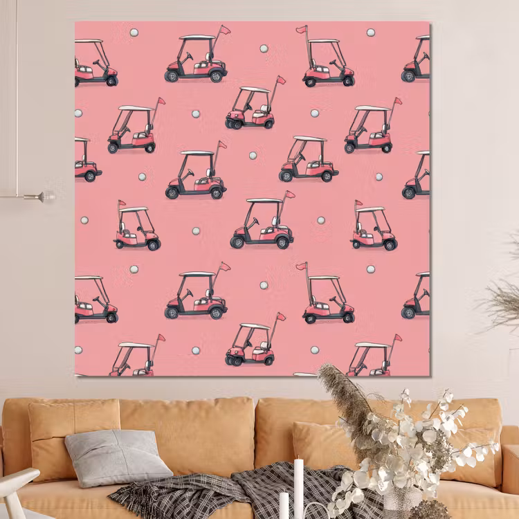 Forex - Golfkar - Retro - Roze — 4