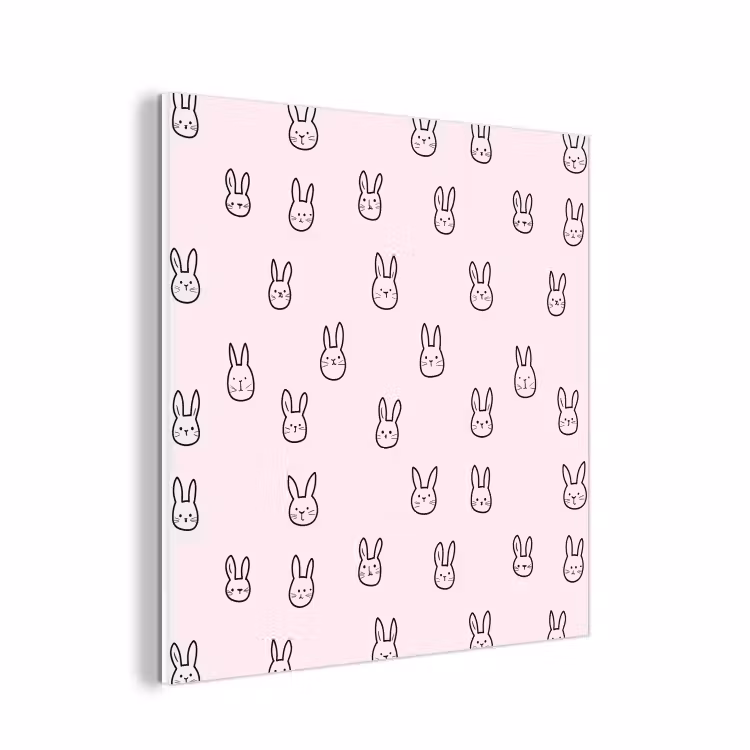 Forex - Konijnen - Minimalistisch - Roze — 1