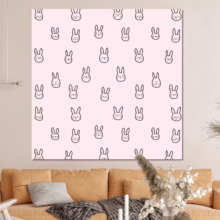 Forex - Konijnen - Minimalistisch - Roze — 4