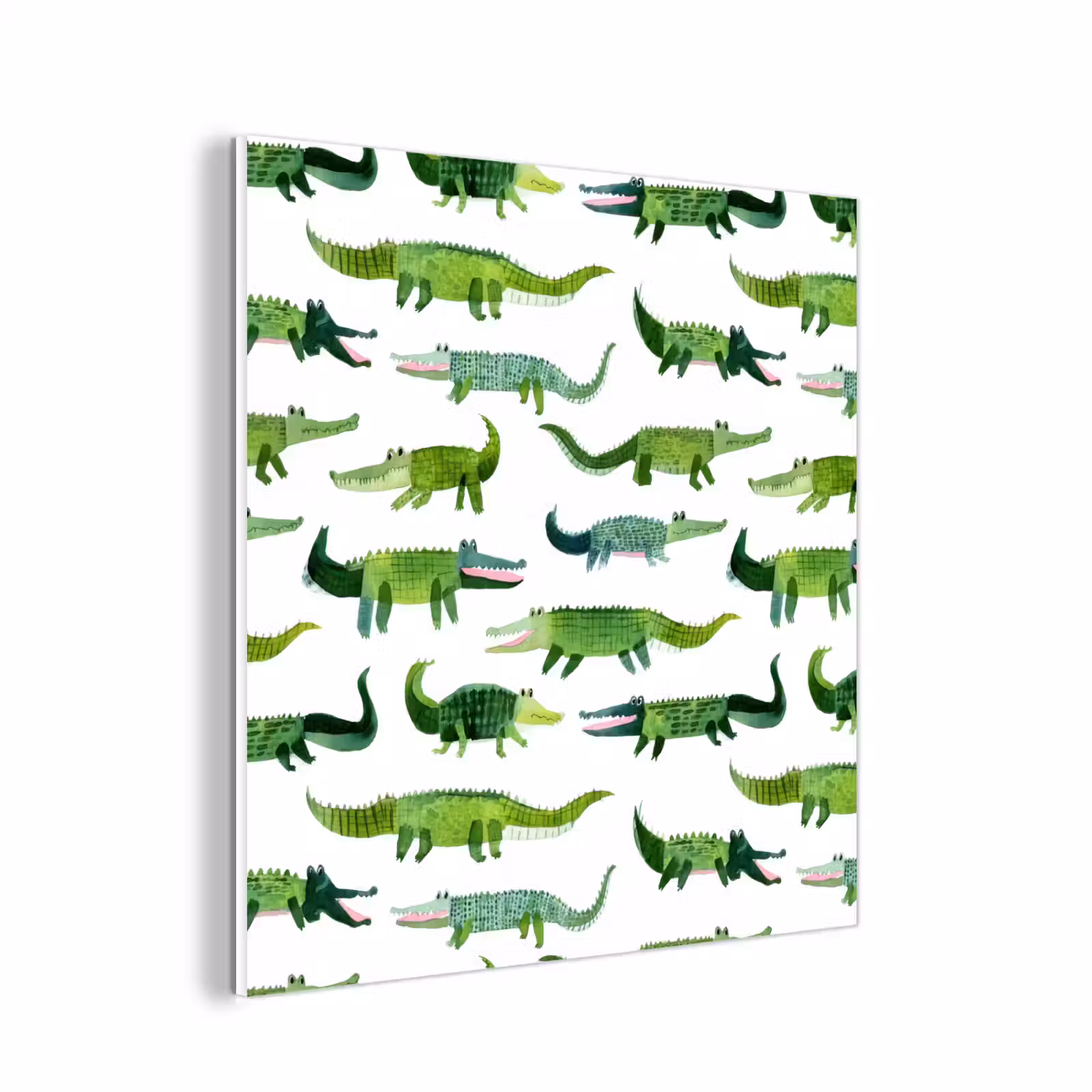 Forex - krokodillen - Speels - Groen — 1