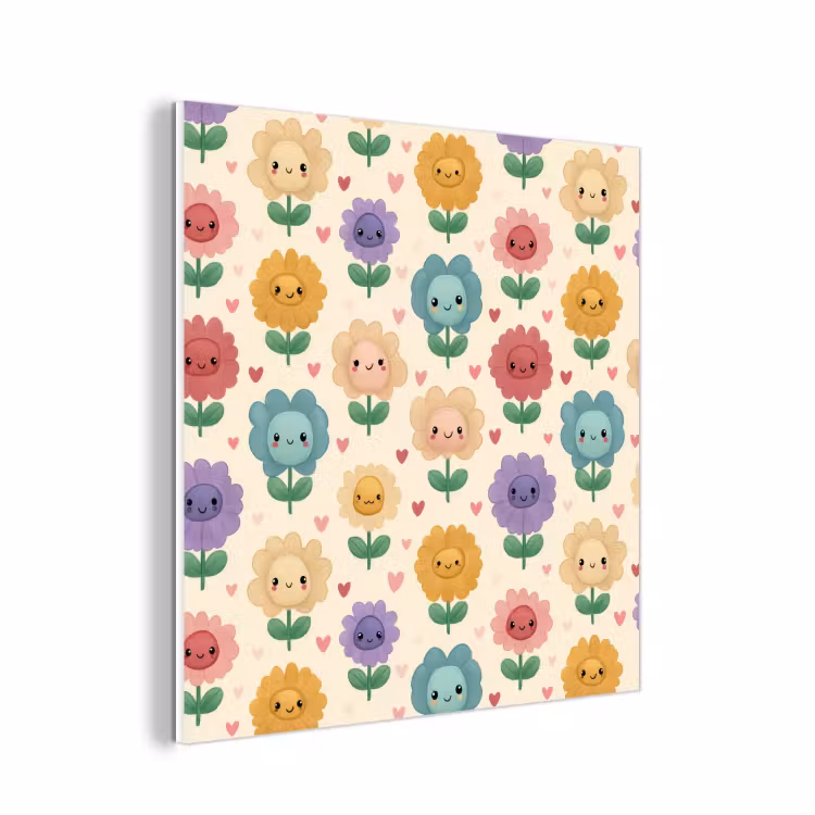 Forex - Bloemen - Hartjes - Kleurrijk — 1