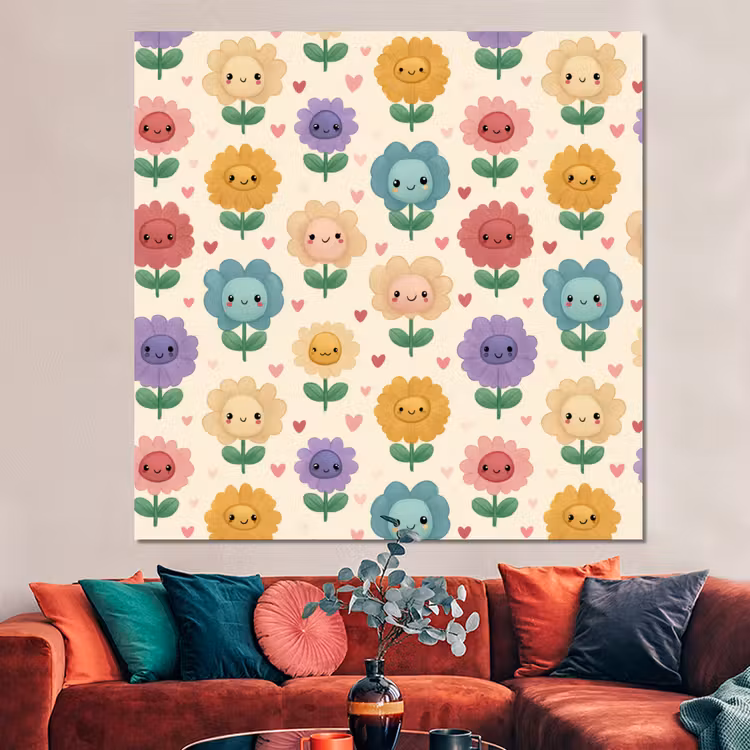 Forex - Bloemen - Hartjes - Kleurrijk — 3