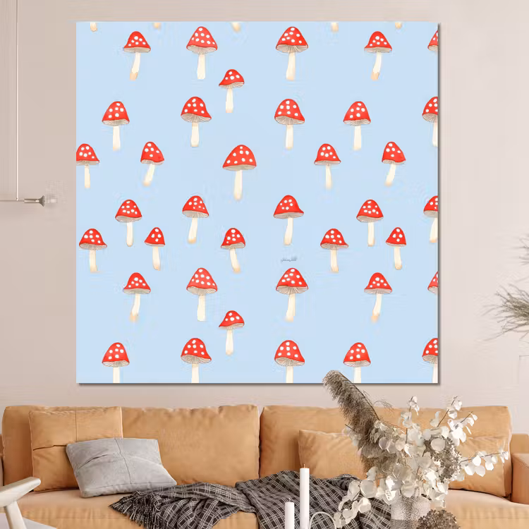 Forex - Paddenstoel -Sprookje - Blauw — 4