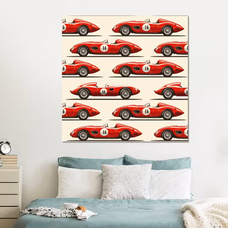 Forex - Raceauto - Retro - Rood — 2