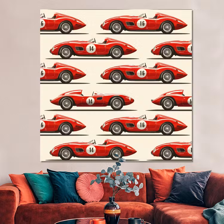 Forex - Raceauto - Retro - Rood — 3