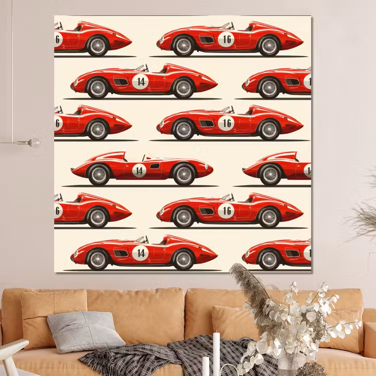 Forex - Raceauto - Retro - Rood — 4