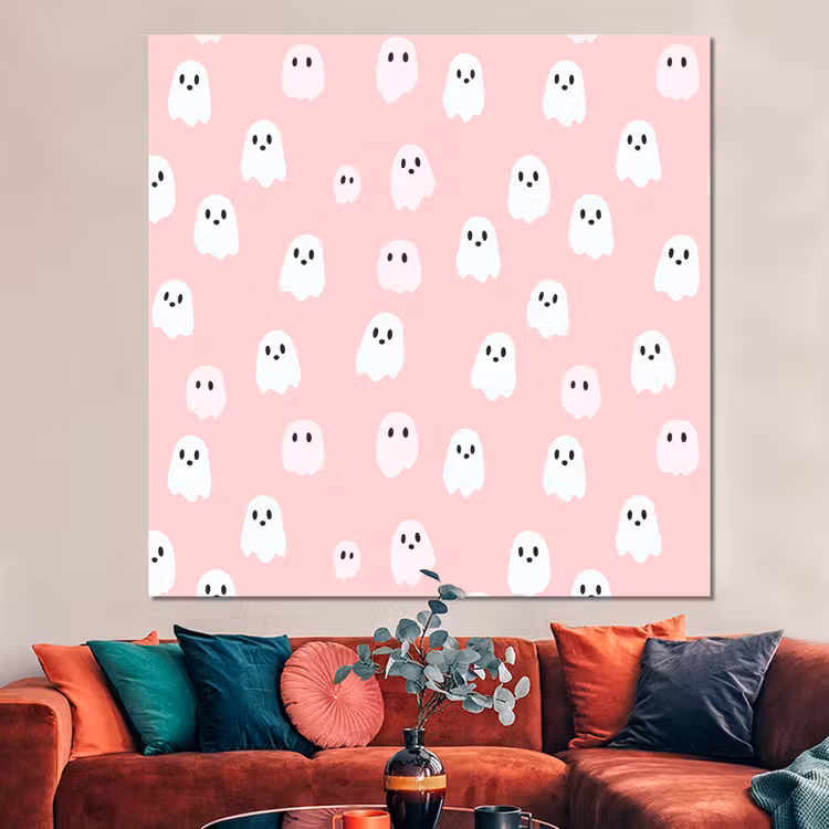 Forex - Spookjes - Patroon - Roze — 3