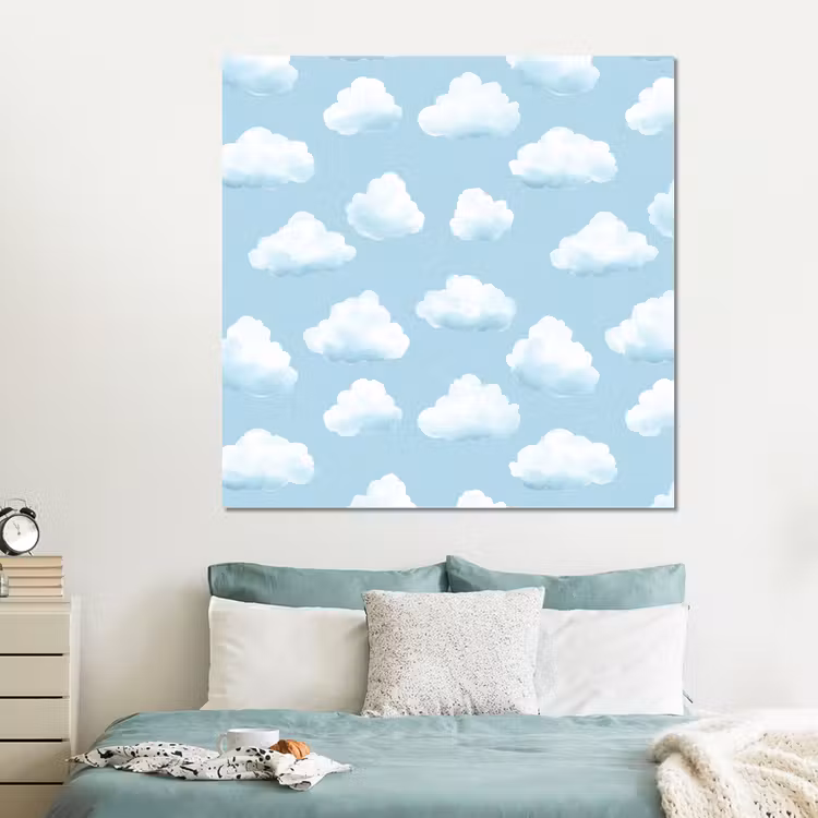 Forex - Wolken - Illustratie - Blauw — 2