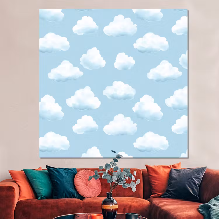 Forex - Wolken - Illustratie - Blauw — 3