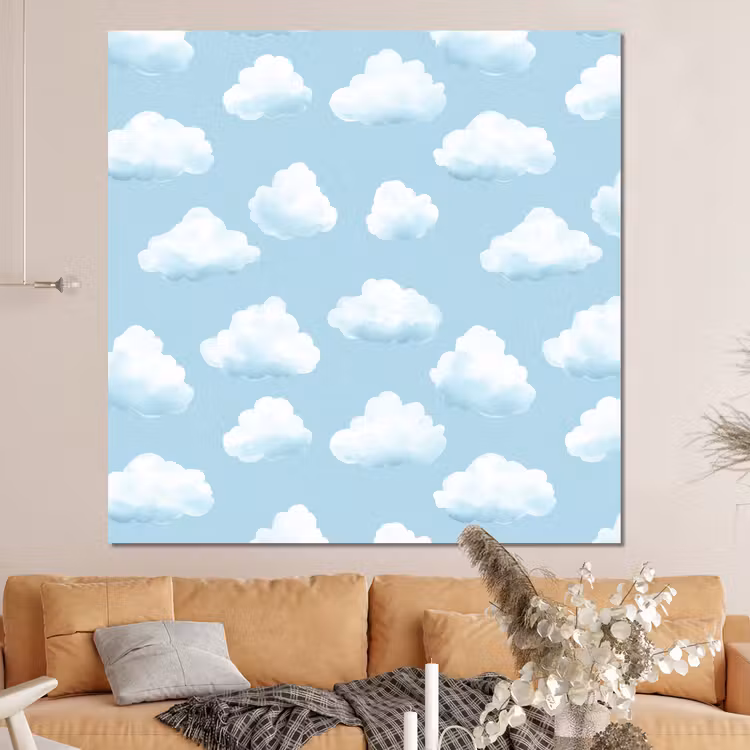 Forex - Wolken - Illustratie - Blauw — 4