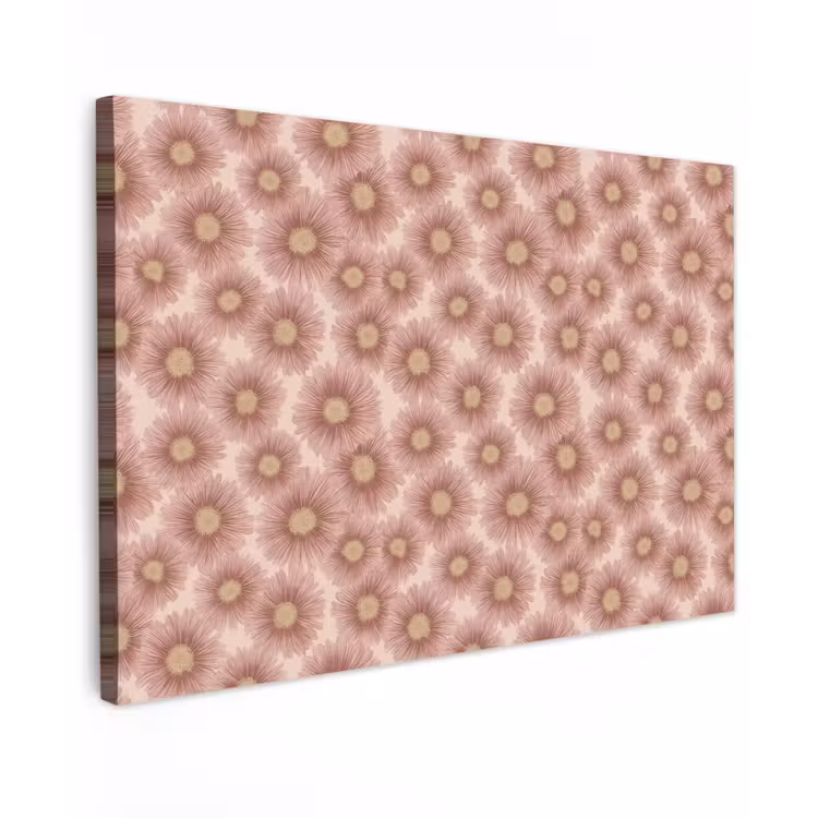 Buiten canvas - Gerbera - Bloemen - Roze