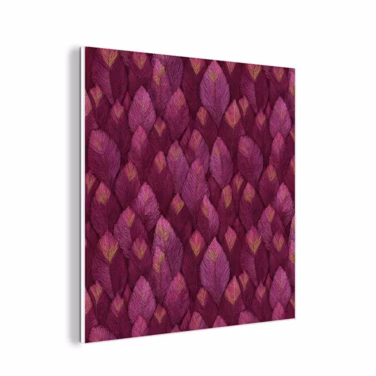 Forex - Bladeren - Patroon - Burgundy — 1