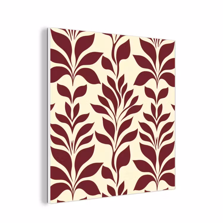 Forex - Abstract - Bladeren - Burgundy — 1