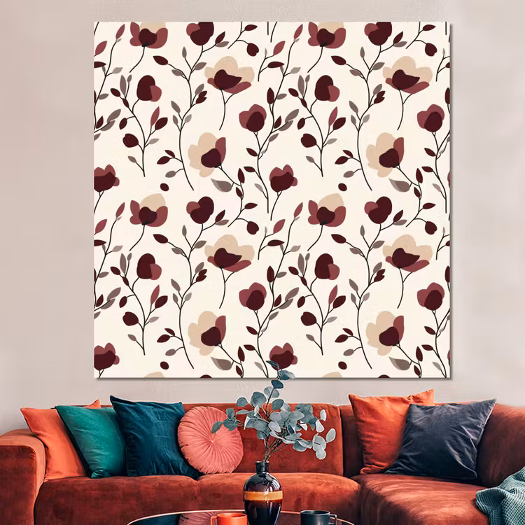 Forex - Bloemen - Botanisch - Bordeaux — 3