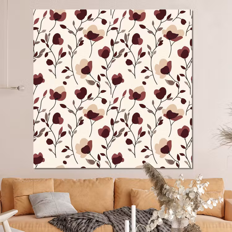 Forex - Bloemen - Botanisch - Bordeaux — 4