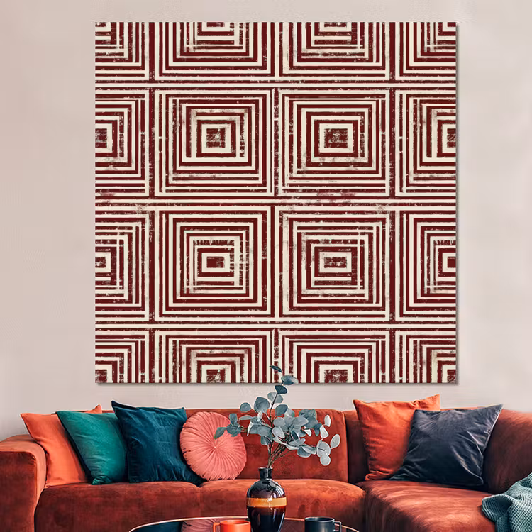 Forex - Geometrisch - Patroon - Rood — 3