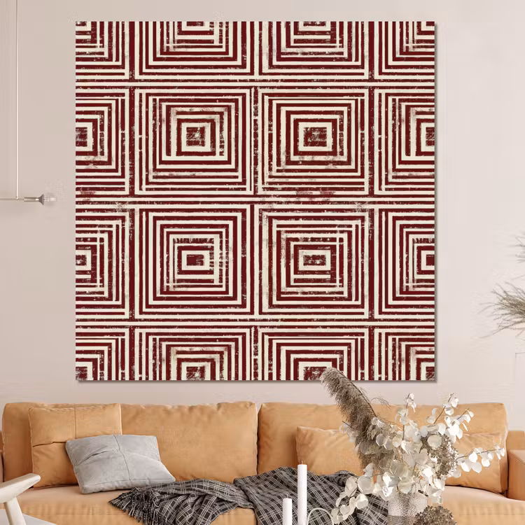 Forex - Geometrisch - Patroon - Rood — 4