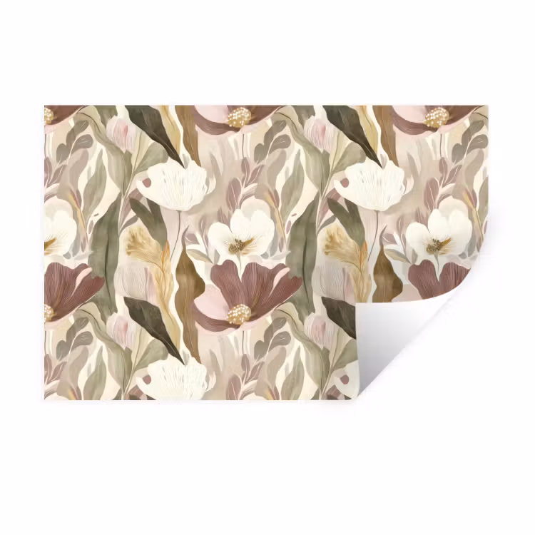 Muursticker - Bloemen - Aquarel - Kleurrijk