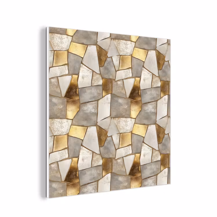 Forex - Mozaïek - Marmer - Goud — 1